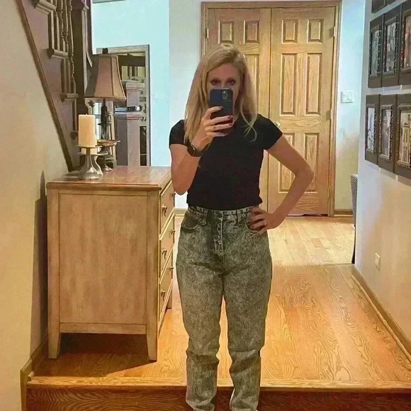 Vintage Guess Jeans By Georges Marciano Stonewashed Denim High Rise Size 27/28. - Picture 4 of 16